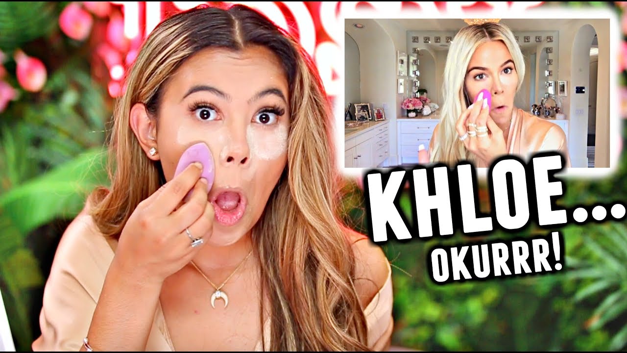 I tried following a Khloé Kardashian Makeup Tutorial... Okurr😂...