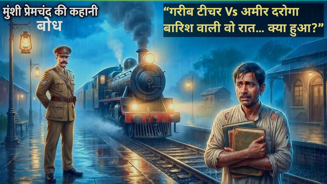 “कमजोर समझा गया गरीब टीचर… ट्रेन सन्न रह गई | बोध कहानी –BODH मुंशी प्रेमचंद”Premchand 
