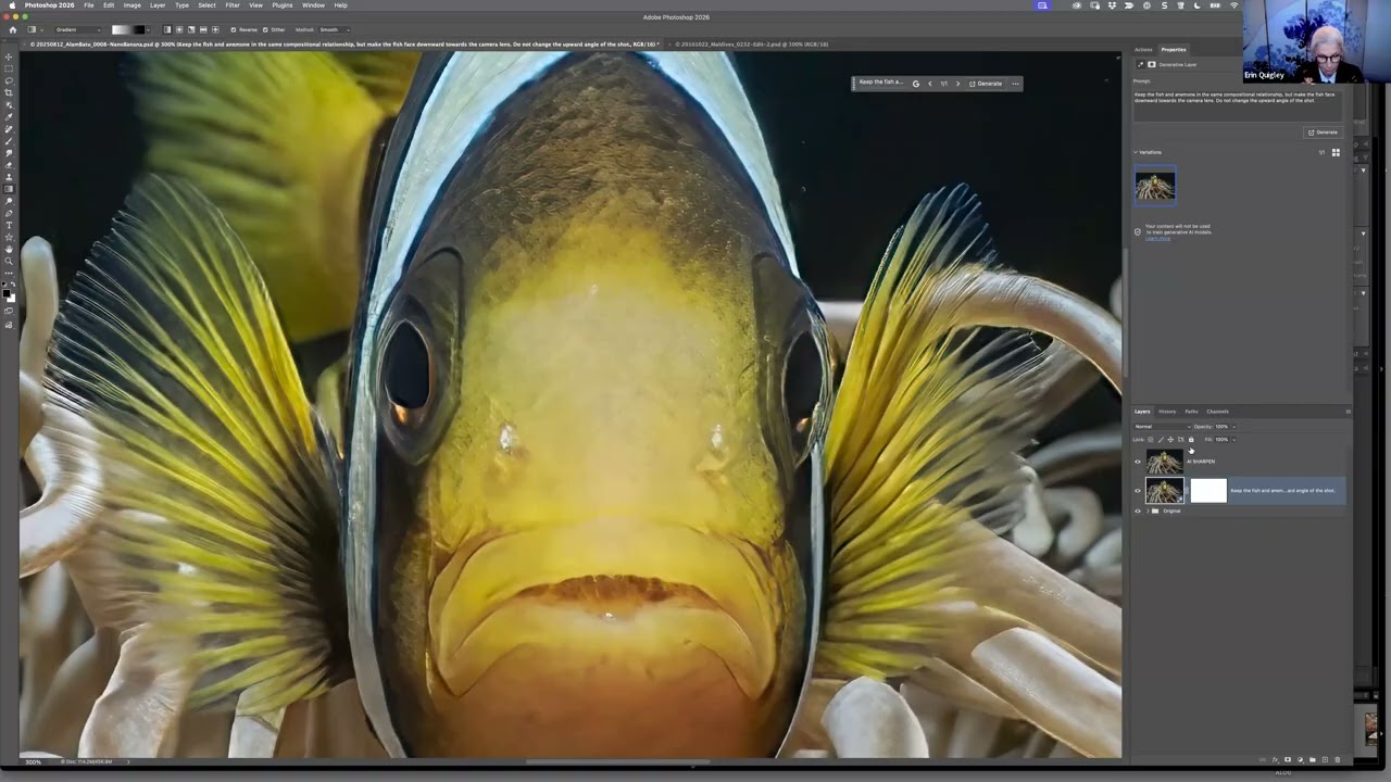 Editing Underwater Photos FAST: AI Editing in Lightroom & Photoshop | Erin Quigley (BSXT Demo)
