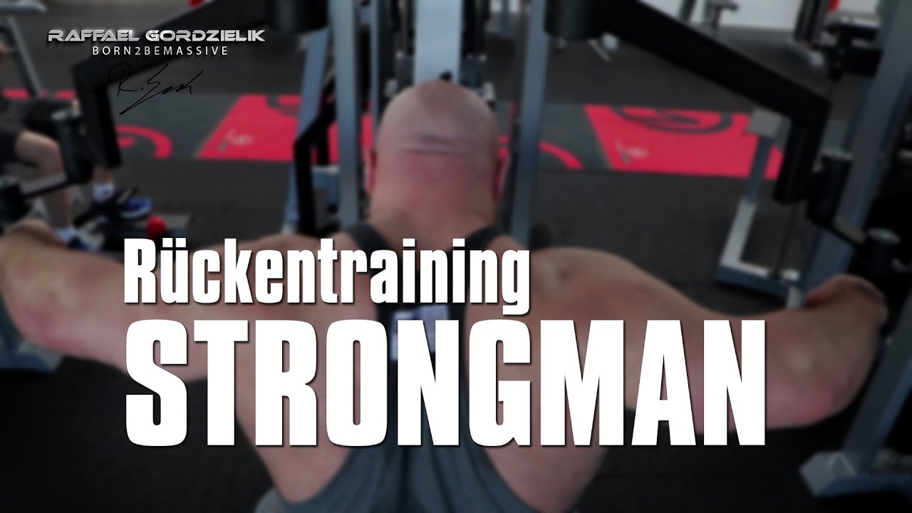 Frühstück und Basic Rückentraining mit Strongman Raffael Gordzielik - GERMAN GODZILLA