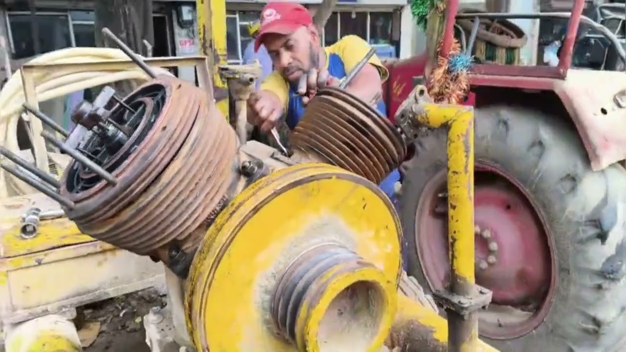 Compressor engine full fresh finish.