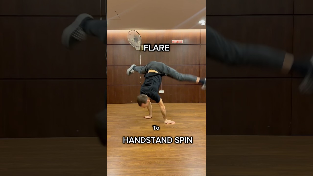 How to Flare to Handstand Spin 