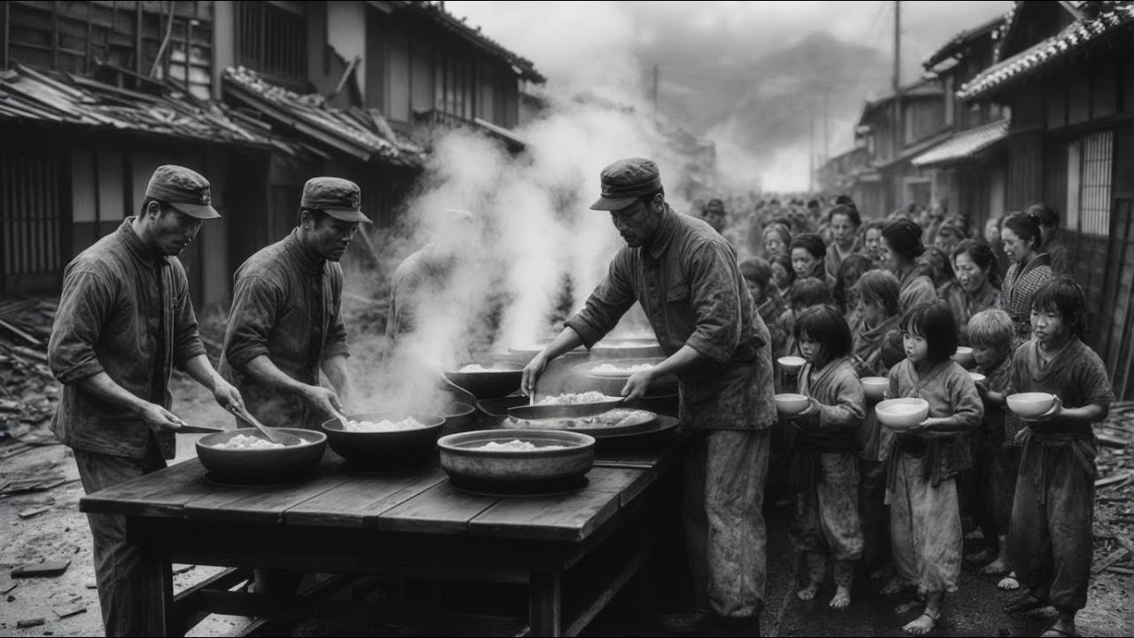 Japanische Kinder waren schockiert, als amerikanische Soldaten ihnen Essen gaben #history #ww2