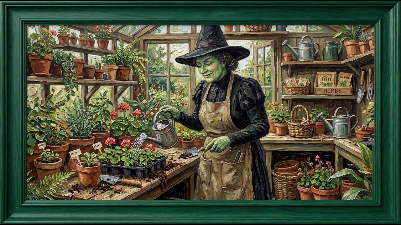 Green Thumb | 8-Hour 4K Villains in Retirement Art | Frame TV Screensaver