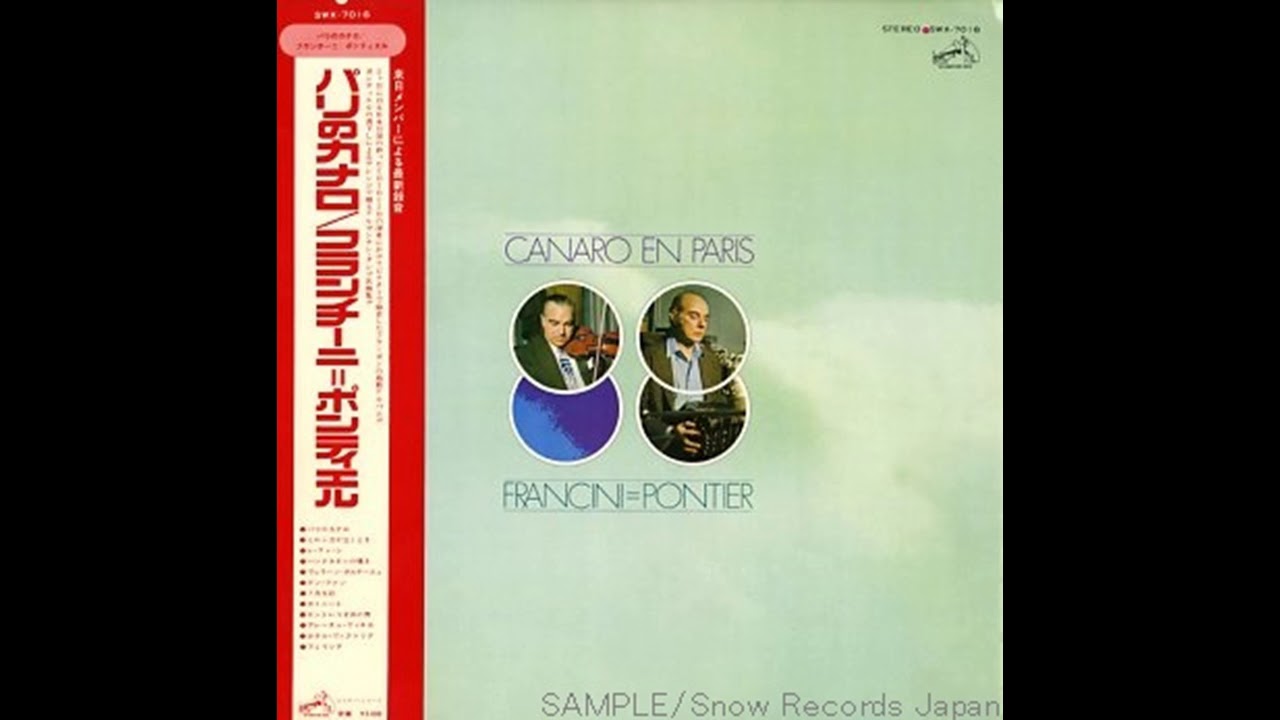 Verano porte&ntilde;o - Orquesta Francini - Pontier (1973)