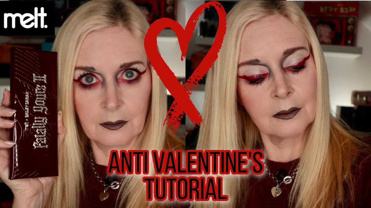 Anti Valentine's Look with Melt Cosmetics x Bailey Sarian Fatally Yours II 🖤🩸