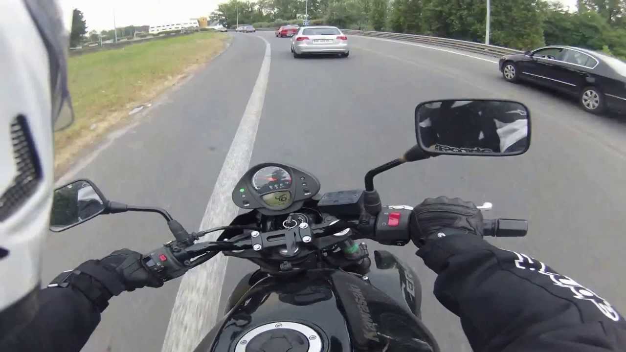Moto / Timelapse Bordeaux - Eysines / Rocade nord / Test Drift Ghost HD