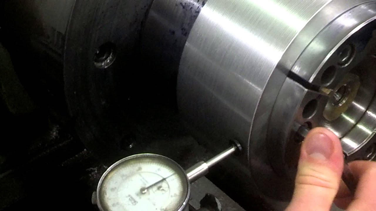 Indicating a ring on a expanding mandrel