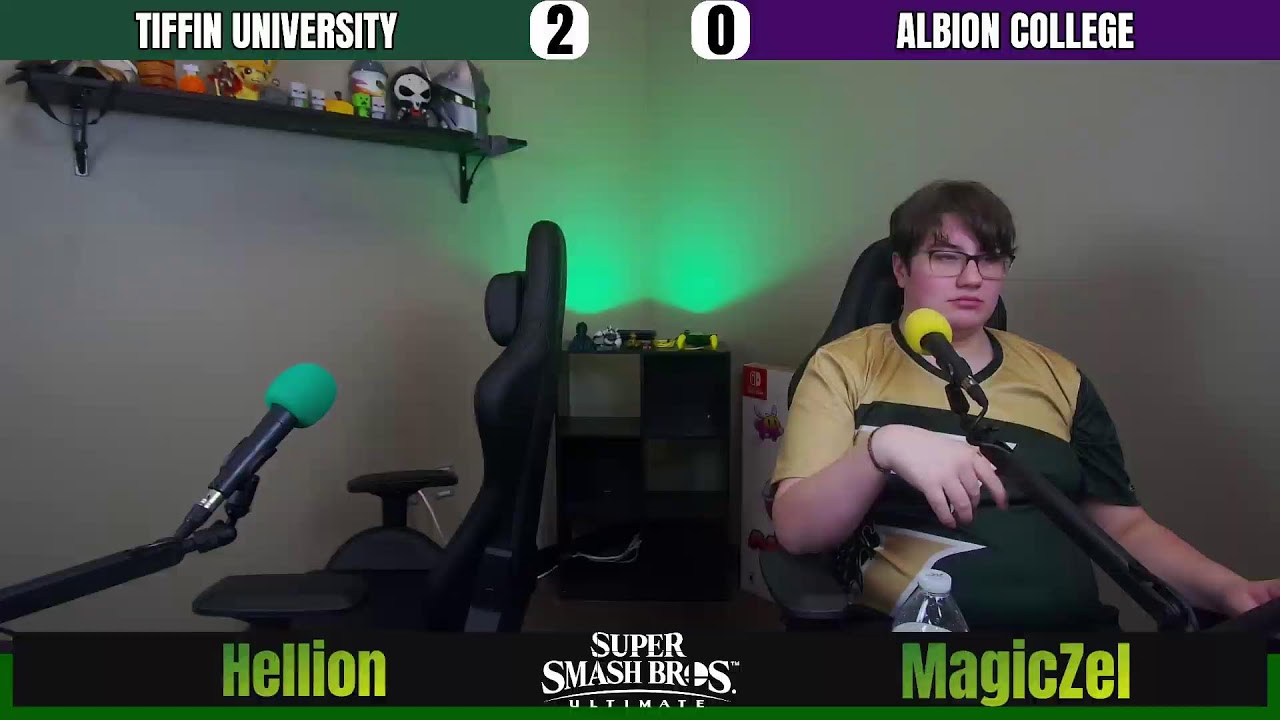 🐉Tiffin University VS Albion College | GLEC WEEK 1 | Super Smash Bros. Ultimate🐉