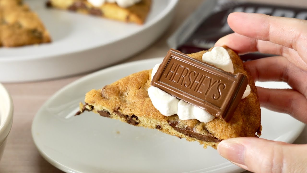 HERSHEY'S Chocolate Marshmallow Cookie Pizza S'mores ハーシーズ チョコレート マシュマロ クッキー ピザ