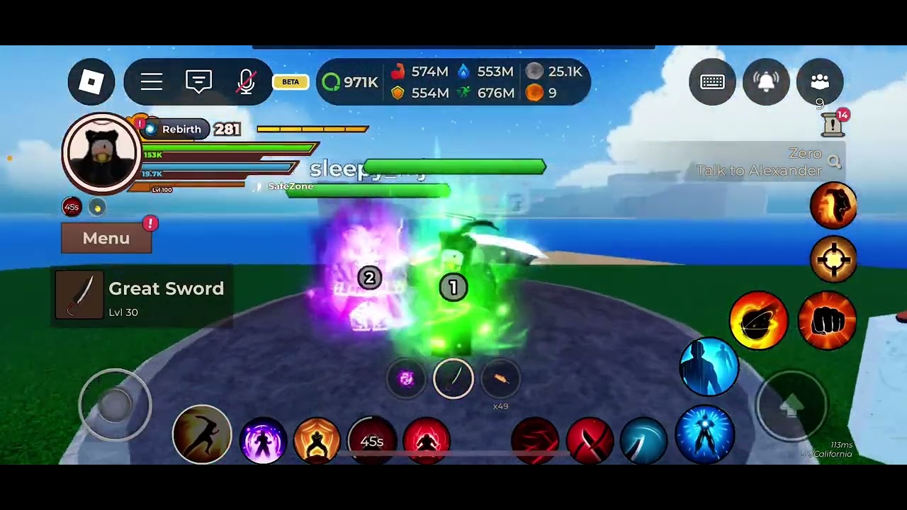 USING 11 RAID SKIPS ON MECHA (first dragon blox video