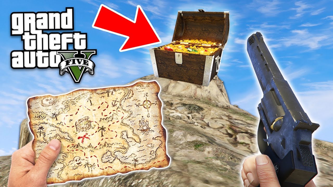 GTA 5 *RED DEAD REDEMPTION 2* TREASURE HUNT!! GTA 5 DOOMSDAY HEIST NEW UPDATE!