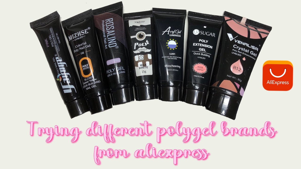 TESTING DIFFERENT AFFORDABLE POLYGEL BRANDS FROM ALIEXPRESS