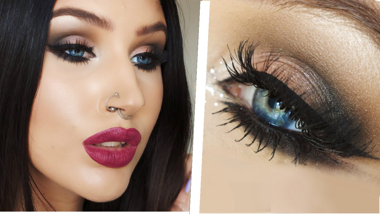Arab inspired double winged eyeliner | smokey eye makeup tutorial