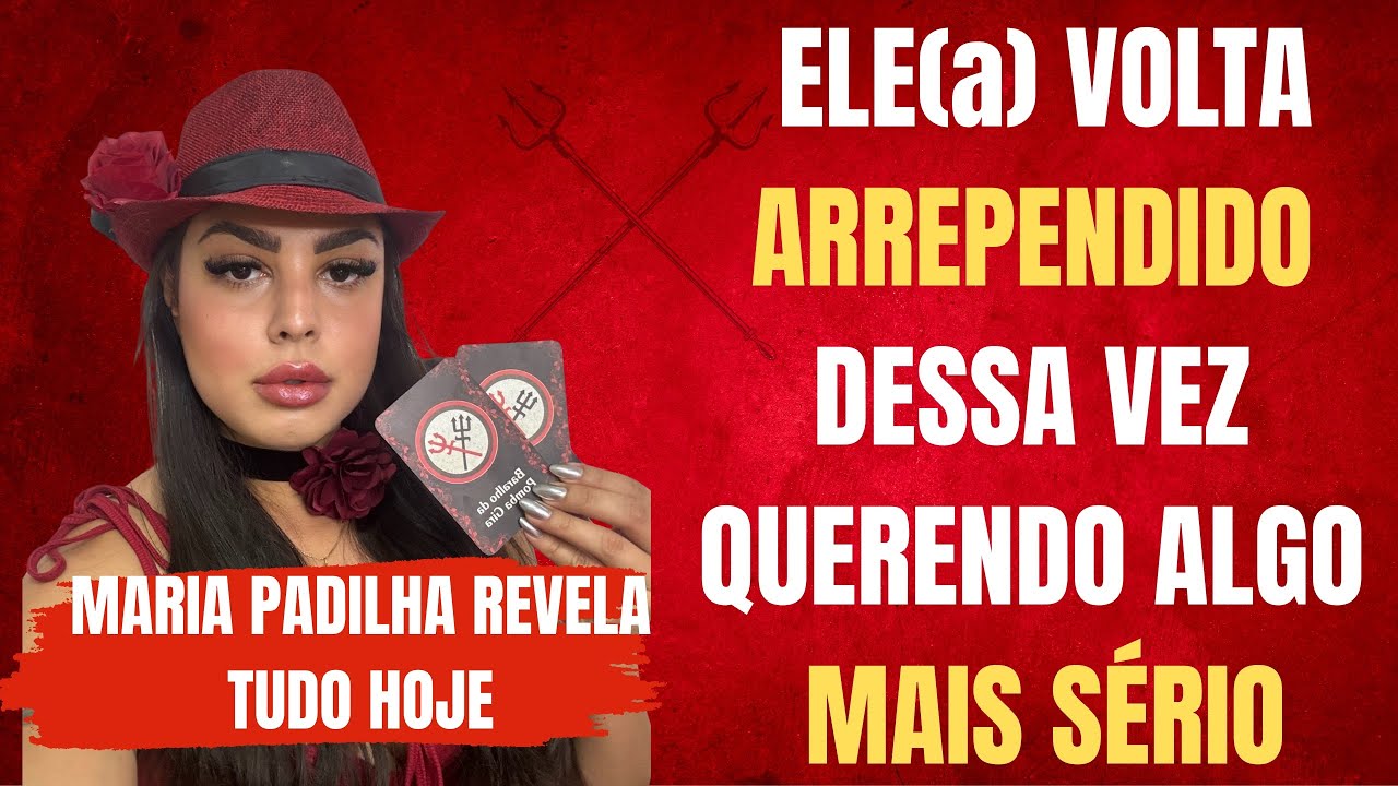 VOLTARÁ ARREPENDIDO E DESSA VEZ QUERENDO UMA RELAÇÃO MAIS SÉRIA! 
