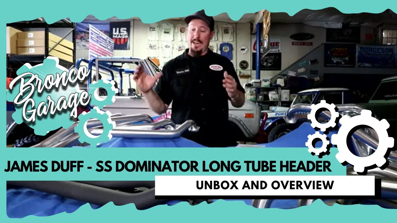 James Duff - SS Dominator Long Tube Header Unbox and Overview