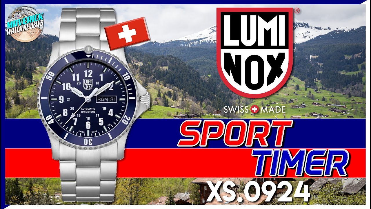 Все еще идет сильный! | Спортивный таймер Luminox 200 м, автоматический XS.0924 Распаковка и обзор Mav мне помогает!