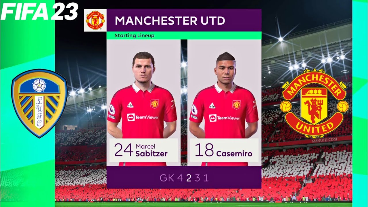 FIFA 23 | Leeds United vs Manchester United - Premier League - Full Gameplay