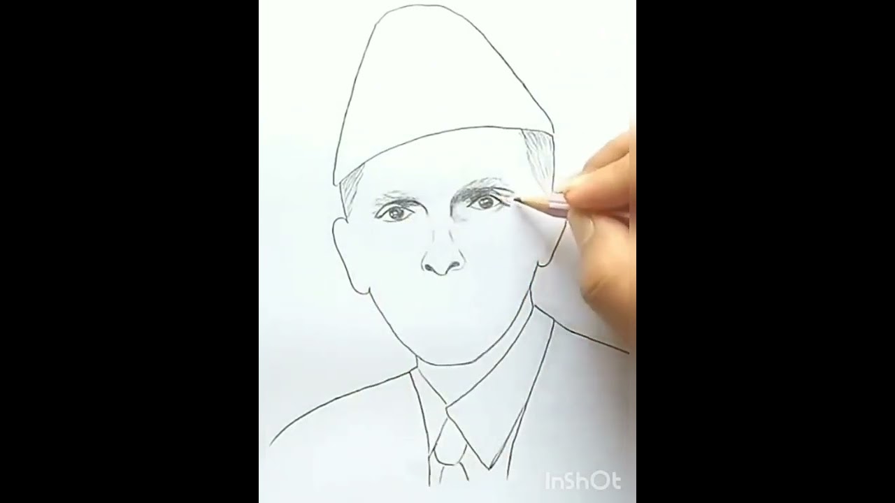 Quaid-e-Azam  sketch