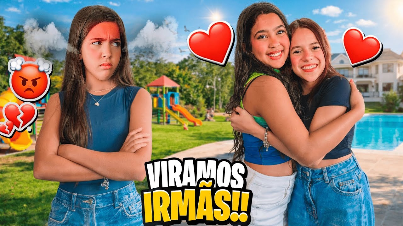 LORENA E JÉSSICA VIRARAM IRMÃS !!! *Qual será a reação de Manu ?