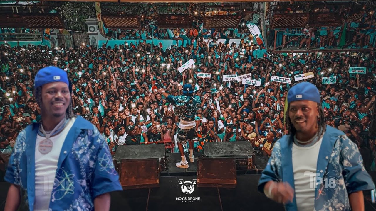 TROUBLEBOY FÈ TOUT MOUN OKAP SEZI - NAN KONSÈ BLUE AND WHITE LA - LWA PRAN ATIS LA HO MEZANMI😱
