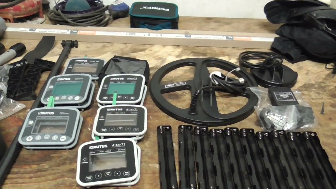 RIPARAZIONE METAL DETECTOR ACCESSORI RICAMBI RUTUS ALTER71 ATREX piastra porta pile asta cuffia