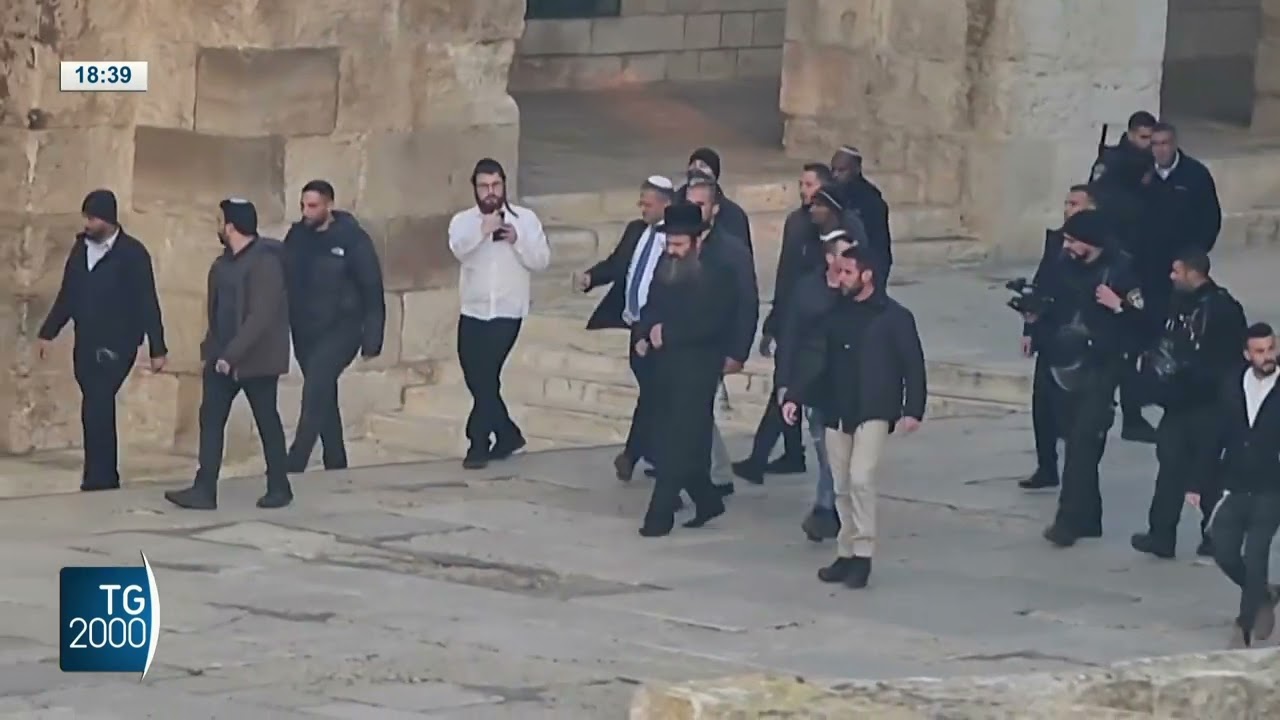 Gerusalemme, Ben Gvir visita a sorpresa la spianata. Scoppia l'ira dei palestinesi
