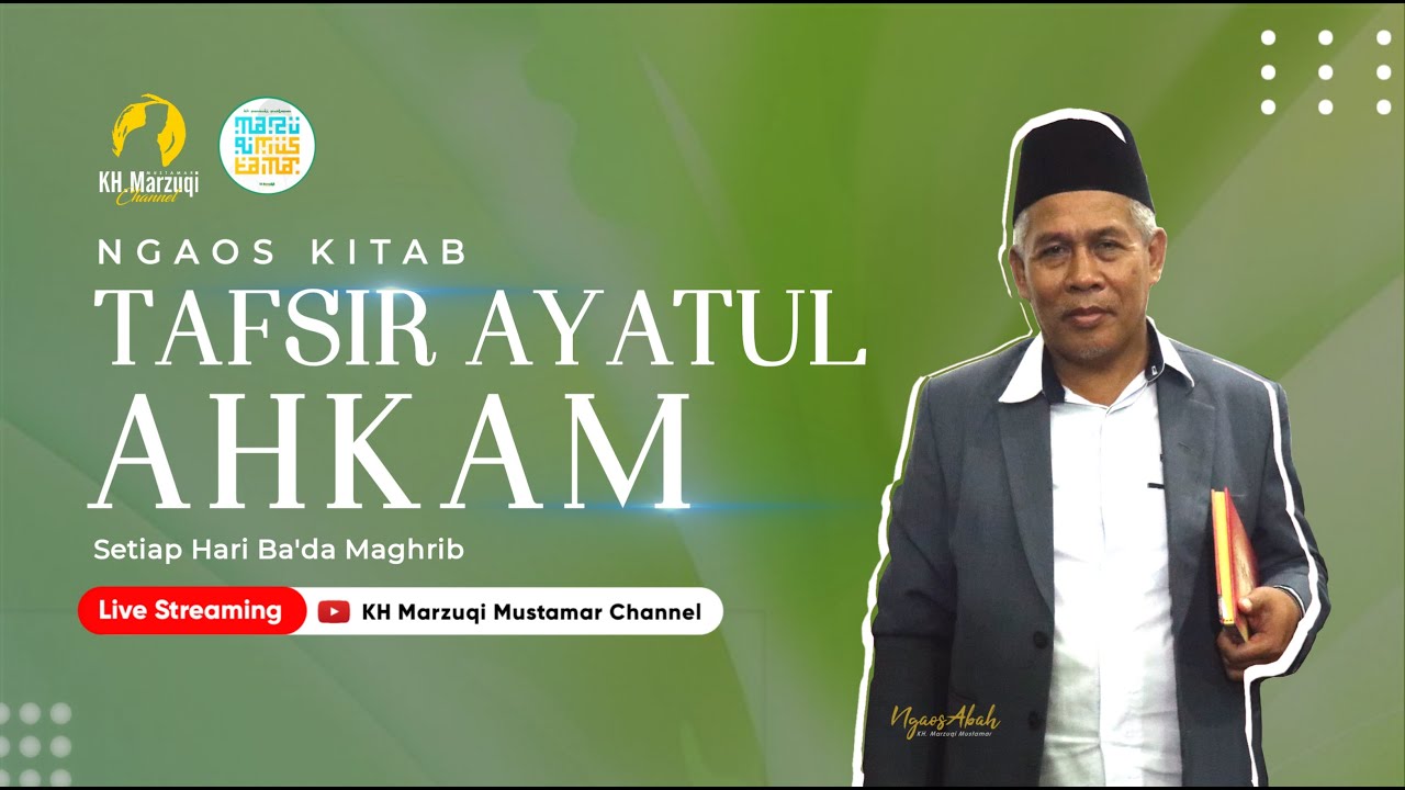 🔴4. NGAOS KITAB TAFSIR AYATUL AHKAM JUZ 2 - 10/05/2024
