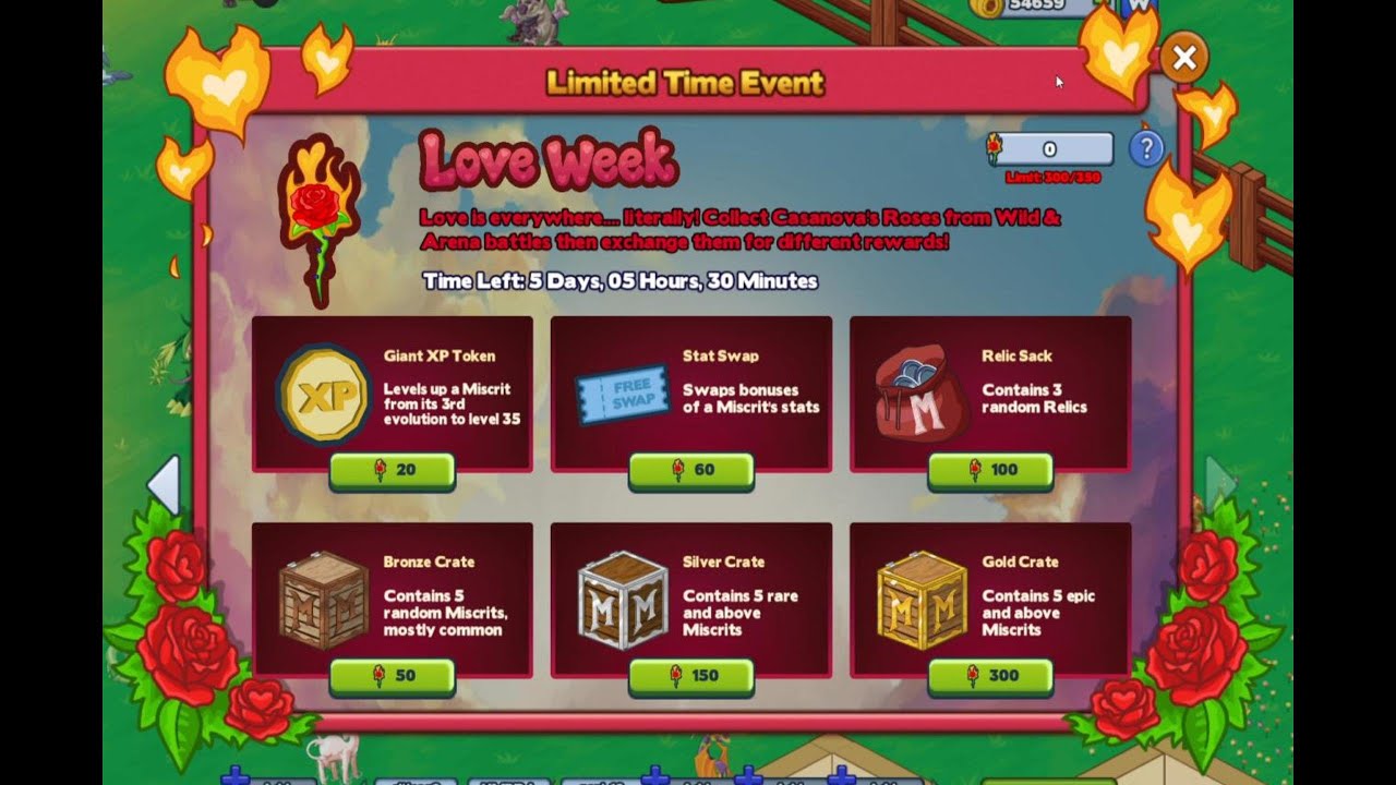 Miscrits - Love Week Event