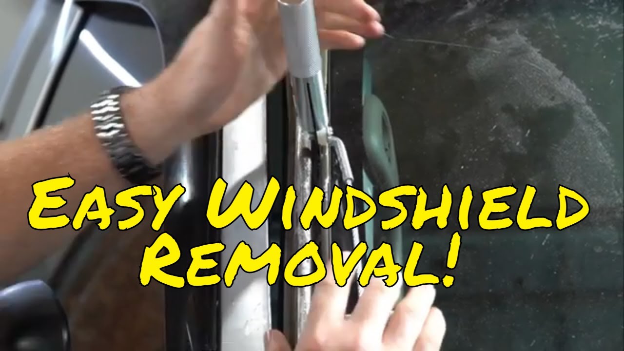 Removing a windshield with Harbor Freight Tools, Windshield Removal Tool & Kit, New Tool Day Tuesday