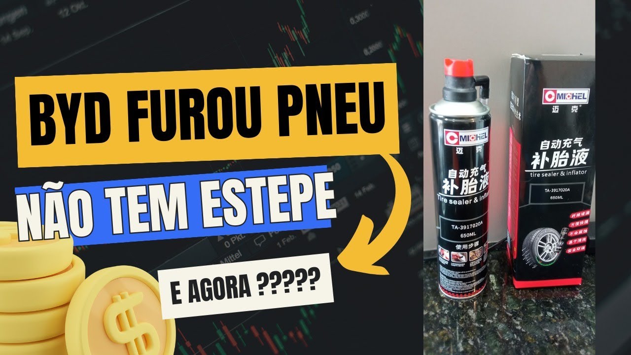 ⚡🔋BYD FUROU PNEU E NÃO TEM ESTEPE! 🤯 E AGORA ???😵⚡