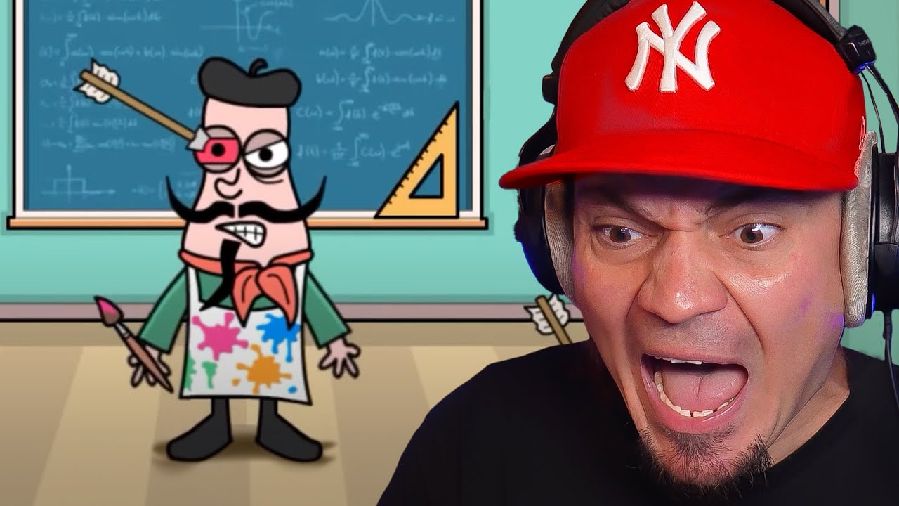 Strzeliłem MOJEMU NAUCZYCIELOWI W OKO z łuku! *chyba go bolało* 🧑‍🏫 Bash The Teacher (Pan z Francji)