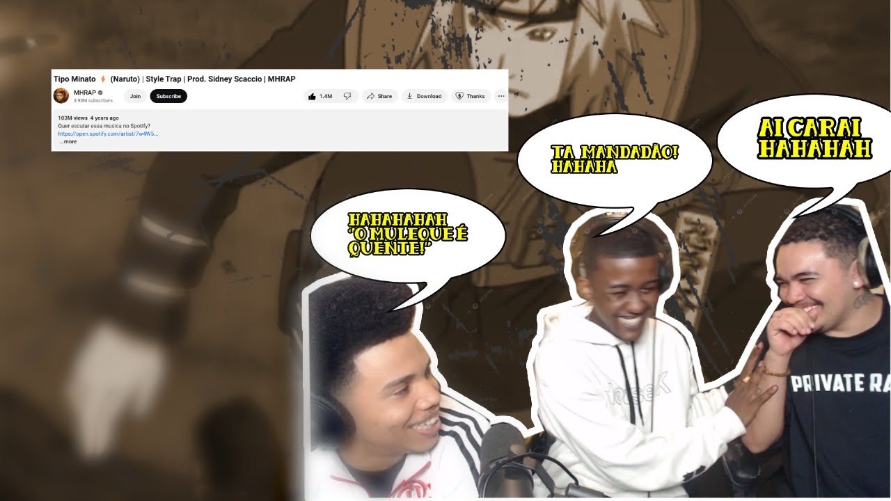 Jhony, Neo e MT REACT - TIPO MINATO 2 - Mhrap ( Prod. Sidney Scaccio )