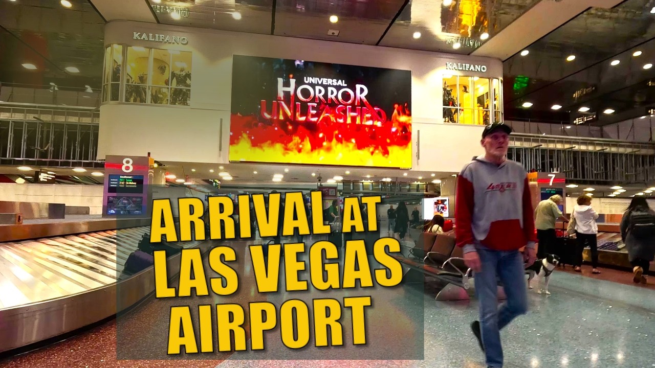 ✈ Your Virtual Arrival at LAS VEGAS AIRPORT (T1, C Gates)