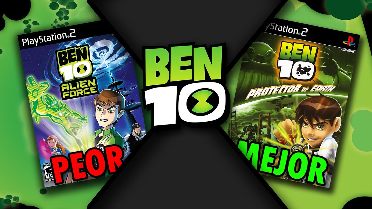 TODOS LOS JUEGOS DE BEN 10: DE PEOR A MEJOR