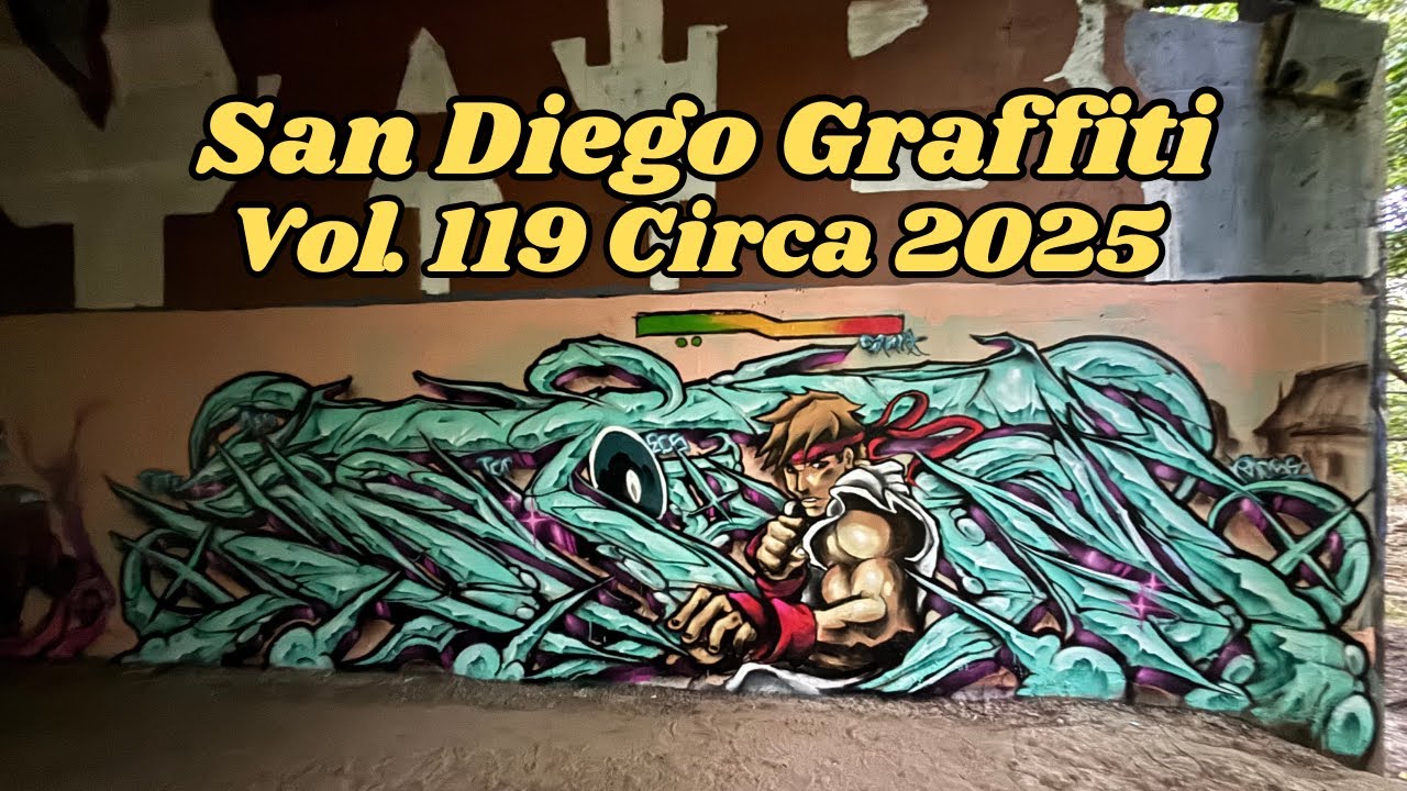 San Diego Graffiti Volume 119 Circa 2025 Camera Clan