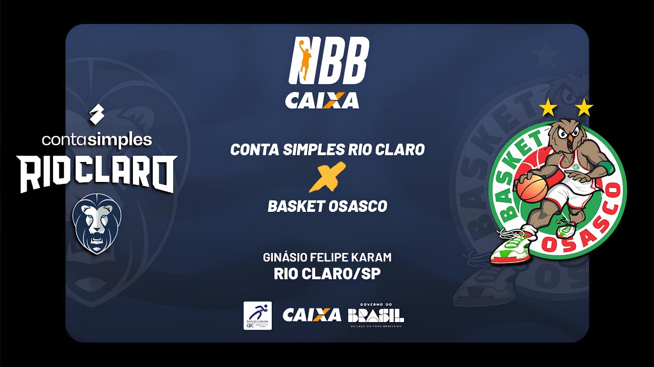 Rio Claro X Basket Osasco | NBB Caixa 2025/26 - Com Imagens