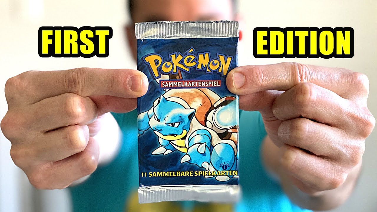 OPENING 1ST EDITION BASE SET PACKS FROM GERMANY! (Pokemon Cards)