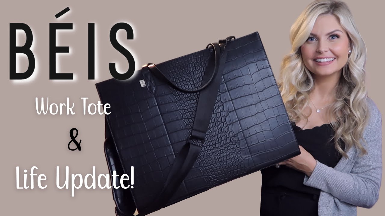 BEIS Work Tote unboxing & first impression + LIFE UPDATE!