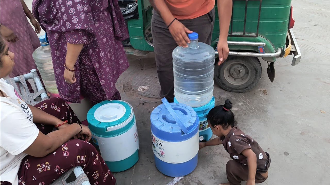 Aje pivanu pani patigayu 😅 | આજે પીવાનો પાણી પટી ગયું 😅 | Parth Panchal Vlogs | #vlog #dailyvlog 