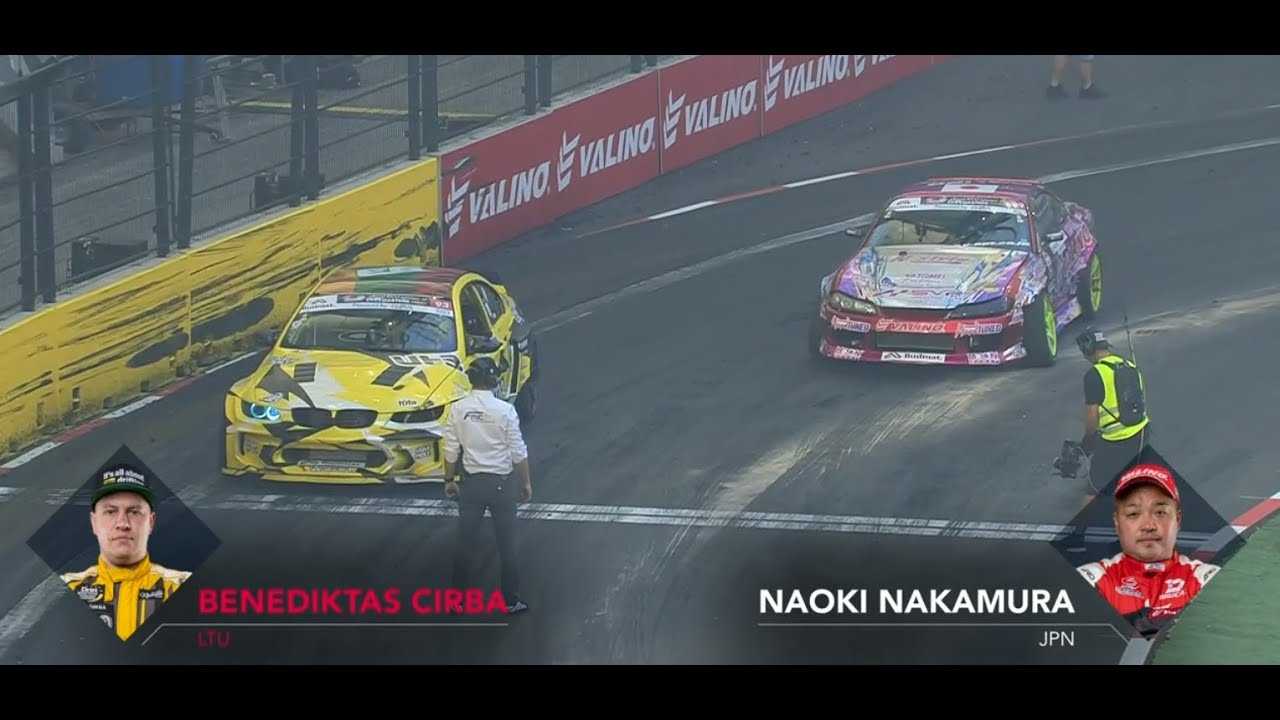 Drift masters Round6 TOP32 Benas VS Naoki