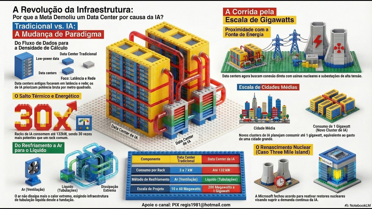Porquê a META Destruiu um Gigante Data Center por causa da IA?