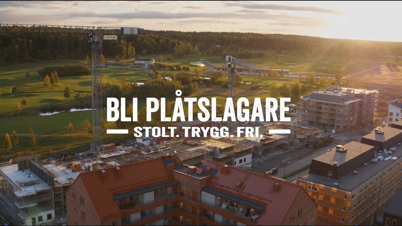 Bli Plåtslagare -  Stolt, trygg, fri