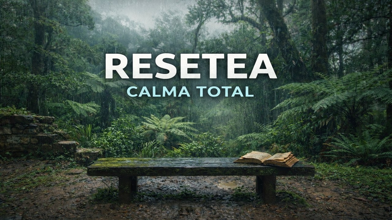 Resetea tu Mente 🌿 Piano y Lluvia en el Bosque para Dormir Profundamente (4K) @RelaxTotal4K