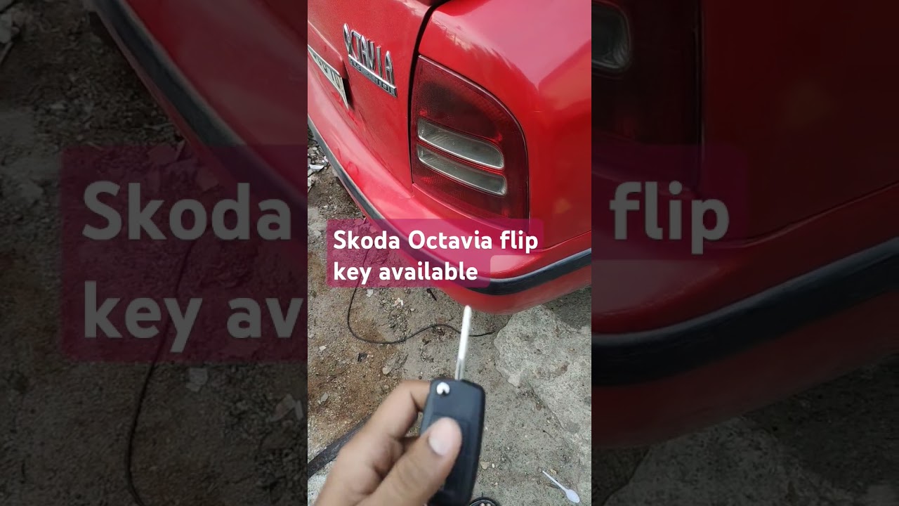 skoda Octavia flip key 