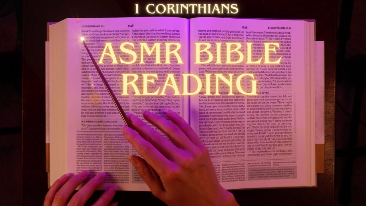 Bible ASMR ✨1 Corinthians ✨ Whispered