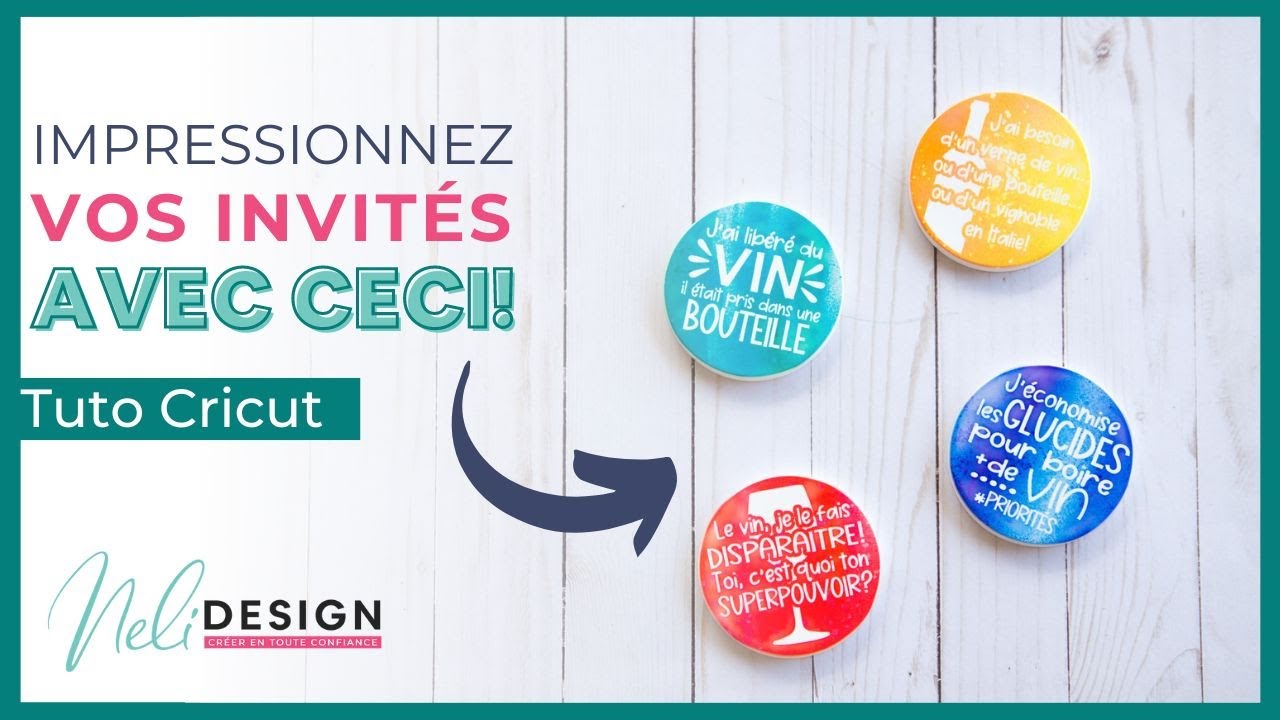 Personnalisez des sous-verres en céramique avec du Cricut Infusible Ink