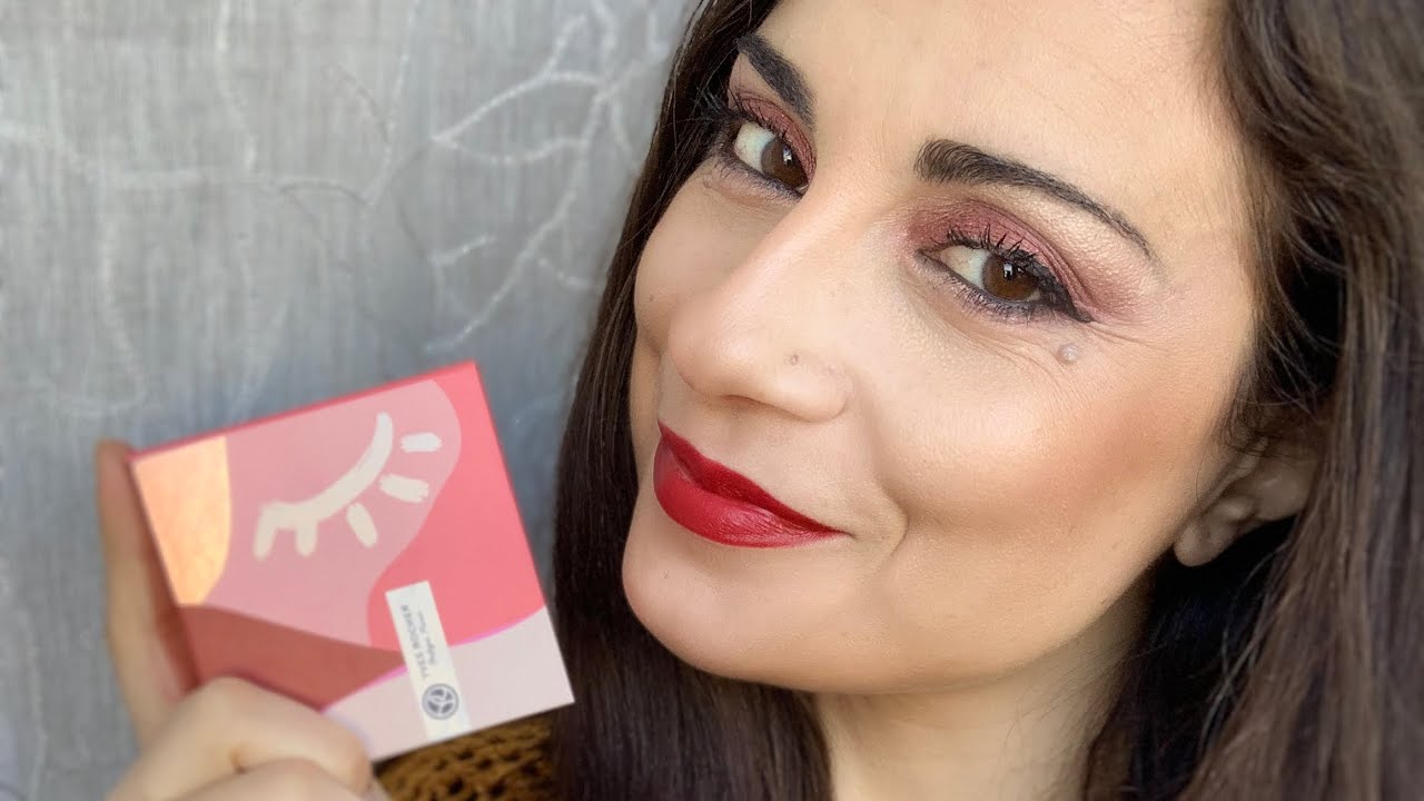 “Make-up con Palette Granit Rose Yves Rocher 💖”