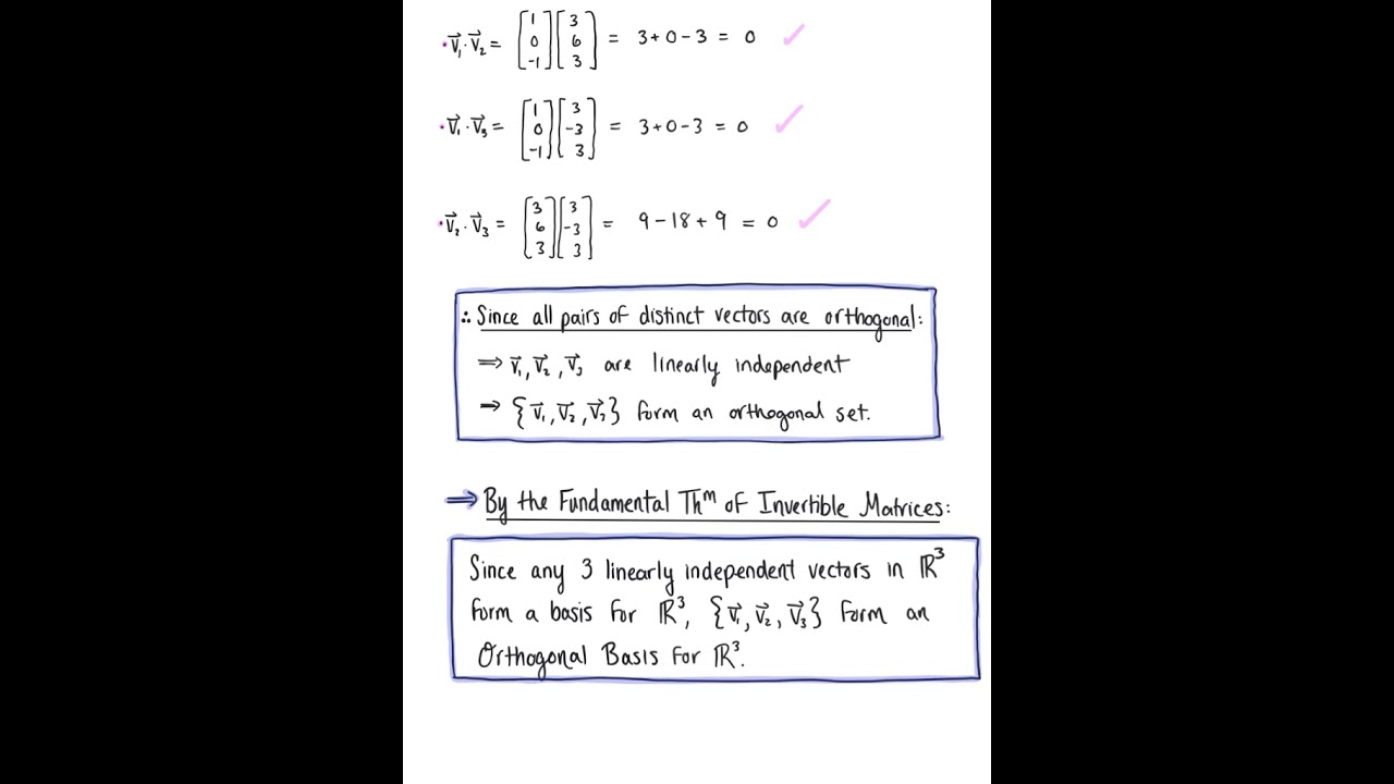 Orthogonal Basis (Example)