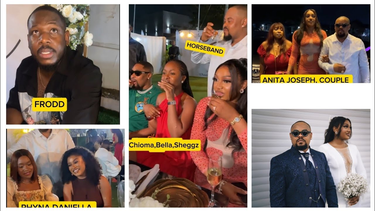 SHEGGZ ,BELLA ,PHYNA ,ANITA JOSEPH AT #BBNAIJA Chomzy's wedding reception.